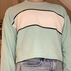 Turquoise Forever 21 long sleeve tee!